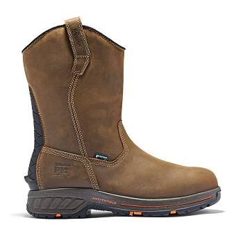 Timberland Férfi PRO Helix HD Comp Toe Pull-On Vízálló Bakancs Barna